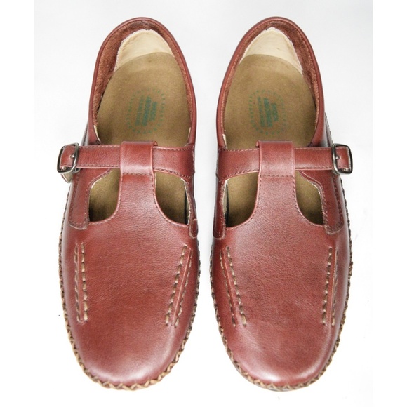 Propet Cafe Brown Leather Mary Jane Loafers 9 (AA) - Picture 2 of 8